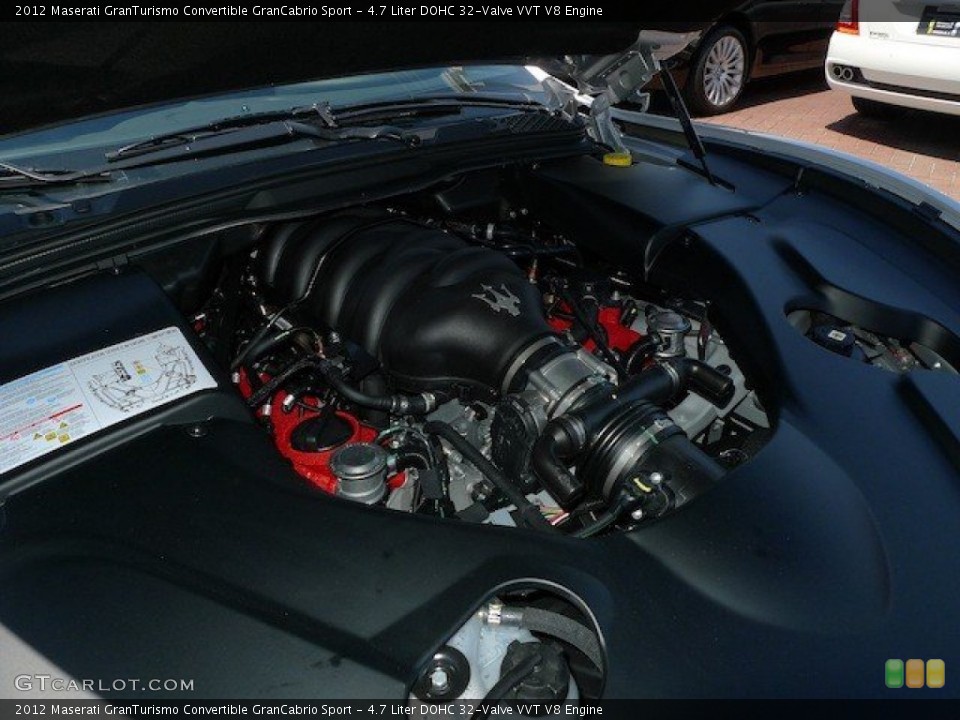 4.7 Liter DOHC 32-Valve VVT V8 Engine for the 2012 Maserati GranTurismo Convertible #65734036