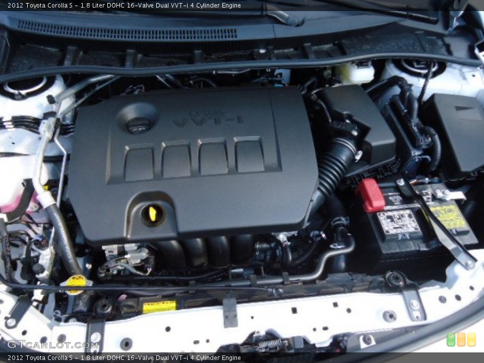 1.8 Liter DOHC 16-Valve Dual VVT-i 4 Cylinder Engine for the 2012 Toyota Corolla #65737450