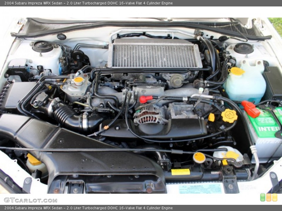 2.0 Liter Turbocharged DOHC 16-Valve Flat 4 Cylinder Engine for the 2004 Subaru Impreza #65748229