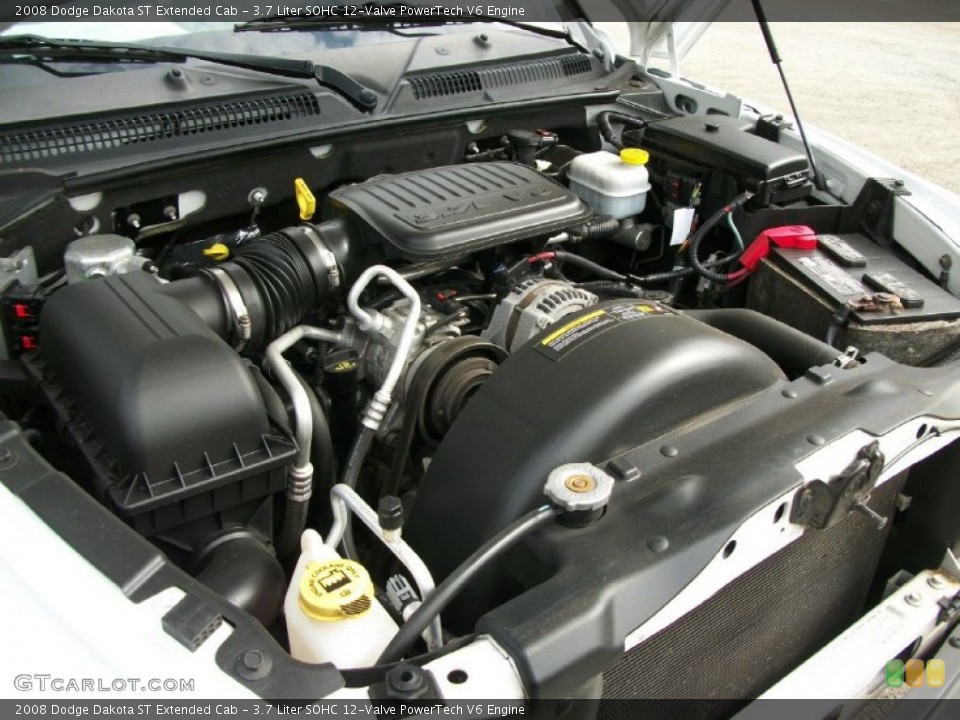 3.7 Liter SOHC 12-Valve PowerTech V6 Engine for the 2008 Dodge Dakota #65759389