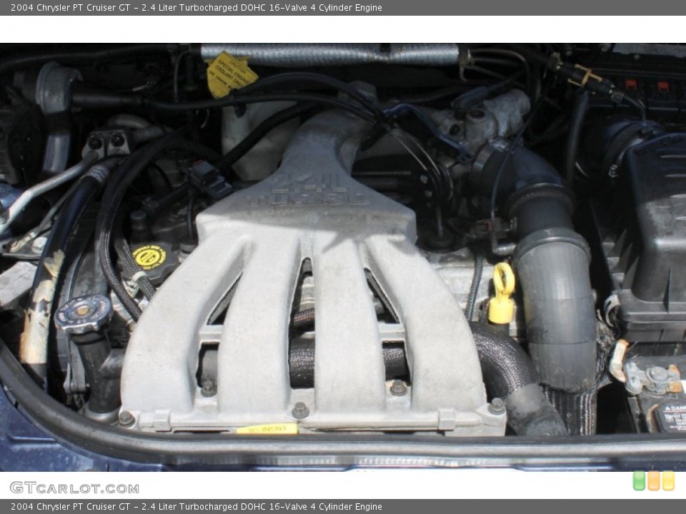 2.4 Liter Turbocharged DOHC 16-Valve 4 Cylinder Engine for the 2004 Chrysler PT Cruiser #65771188