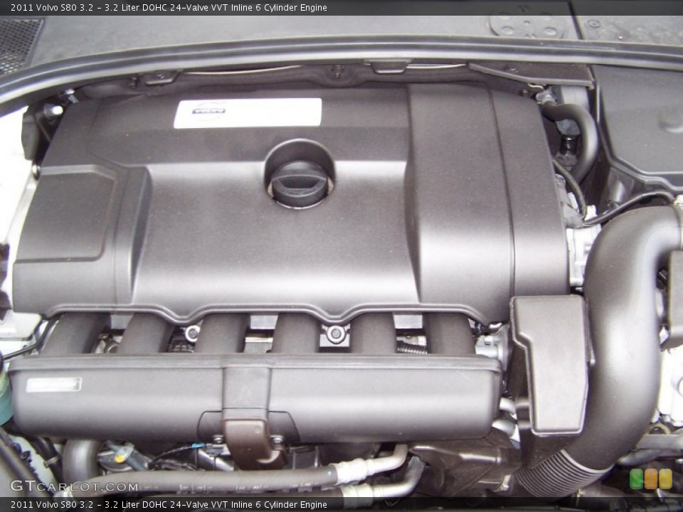 3.2 Liter DOHC 24-Valve VVT Inline 6 Cylinder Engine for the 2011 Volvo S80 #65775827