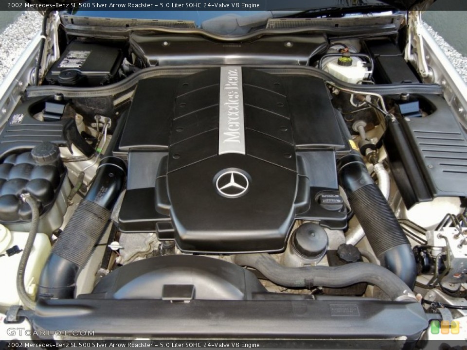 5.0 Liter SOHC 24-Valve V8 Engine for the 2002 Mercedes-Benz SL #65776015