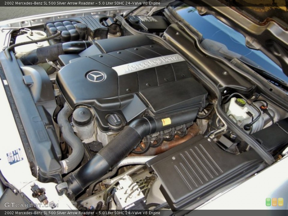 5.0 Liter SOHC 24-Valve V8 Engine for the 2002 Mercedes-Benz SL #65776025
