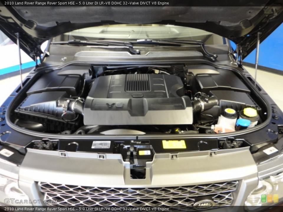 5.0 Liter DI LR-V8 DOHC 32-Valve DIVCT V8 Engine for the 2010 Land Rover Range Rover Sport #65779199