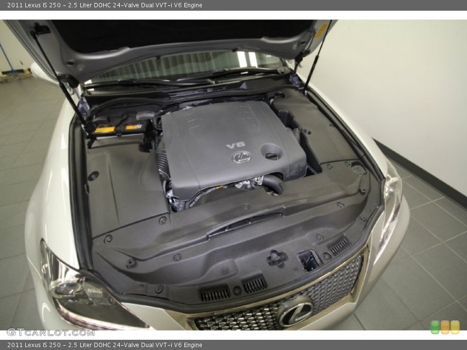 2.5 Liter DOHC 24-Valve Dual VVT-i V6 Engine for the 2011 Lexus IS #65782367