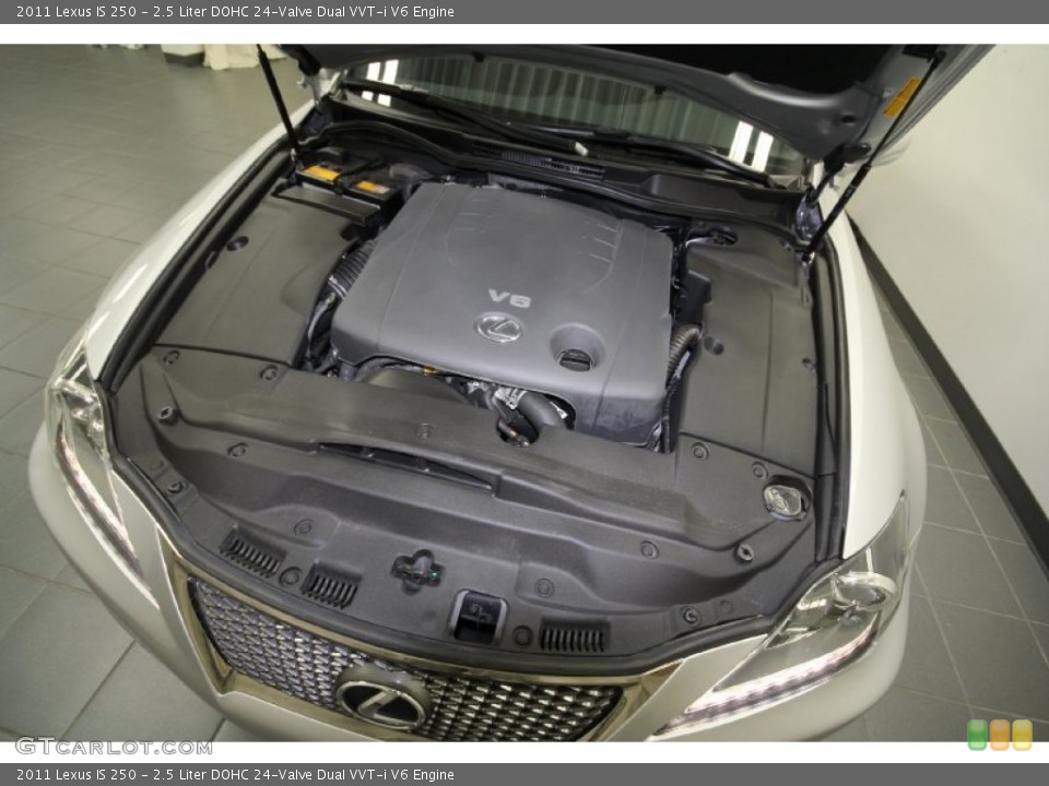 2.5 Liter DOHC 24-Valve Dual VVT-i V6 Engine for the 2011 Lexus IS #65782396