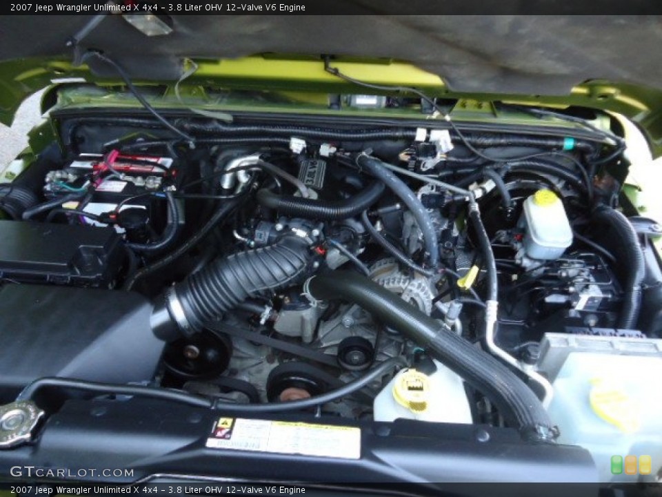 3.8 Liter OHV 12-Valve V6 Engine for the 2007 Jeep Wrangler Unlimited #65792651