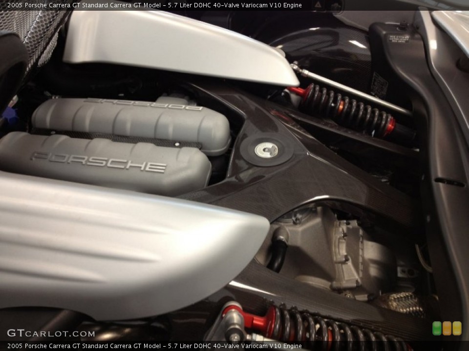 5.7 Liter DOHC 40-Valve Variocam V10 Engine for the 2005 Porsche Carrera GT #65833079
