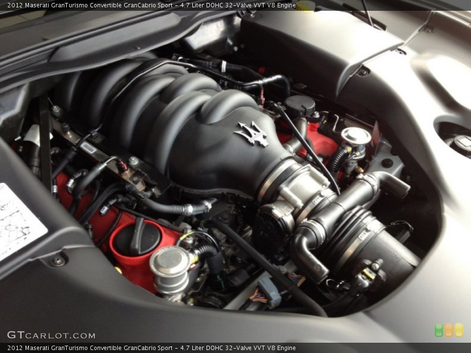 4.7 Liter DOHC 32-Valve VVT V8 Engine for the 2012 Maserati GranTurismo Convertible #65833589