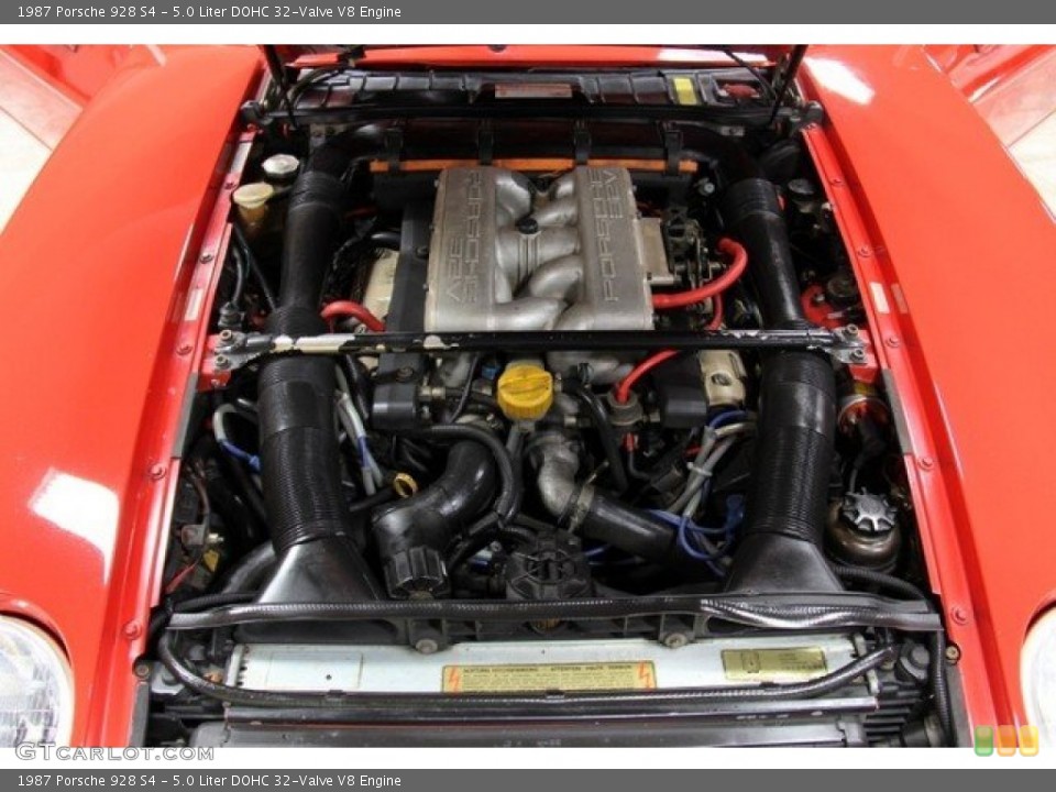 5.0 Liter DOHC 32-Valve V8 1987 Porsche 928 Engine