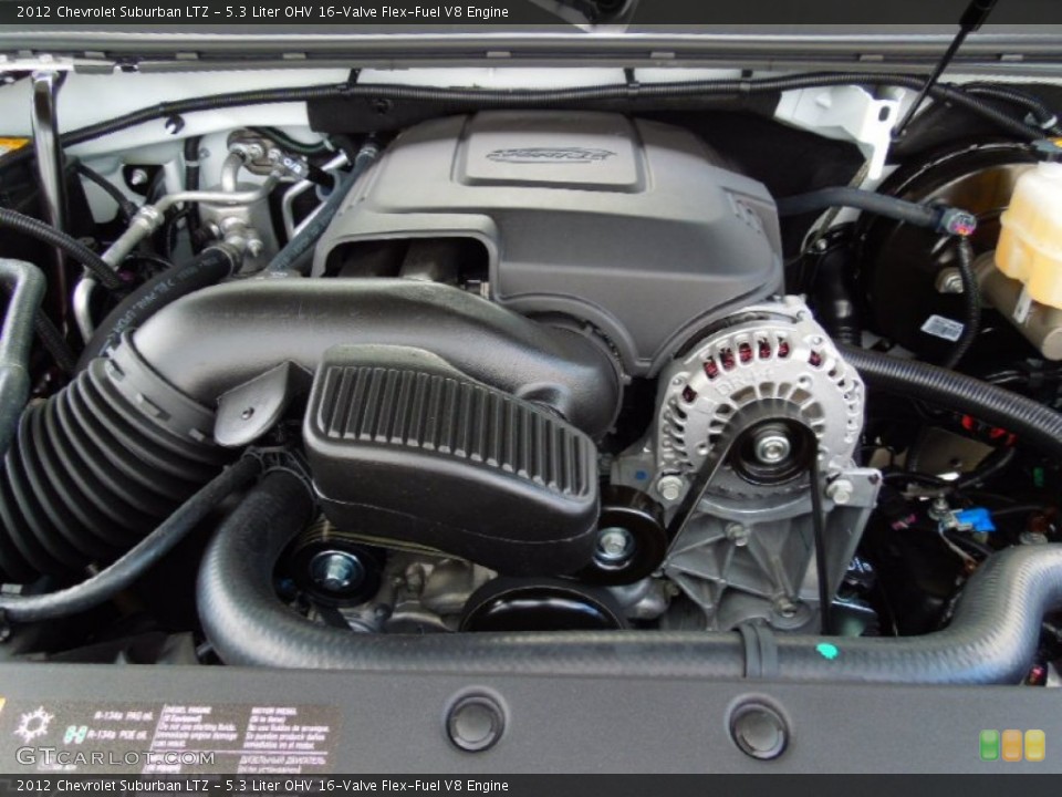 5.3 Liter OHV 16-Valve Flex-Fuel V8 Engine for the 2012 Chevrolet Suburban #65834942
