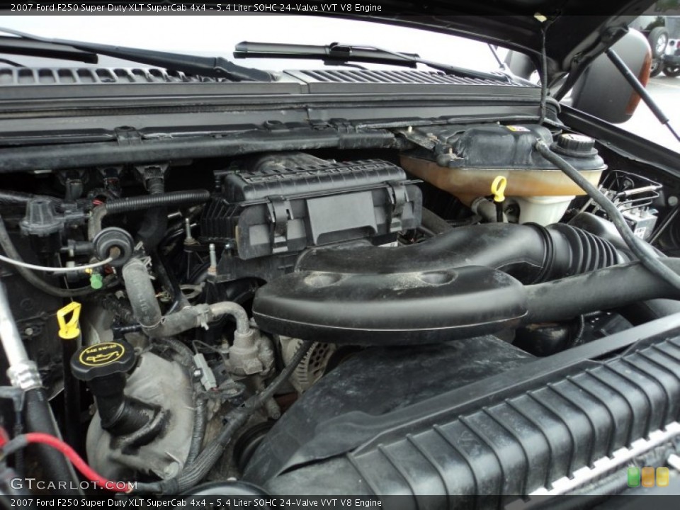 5.4 Liter SOHC 24-Valve VVT V8 Engine for the 2007 Ford F250 Super Duty #65837012
