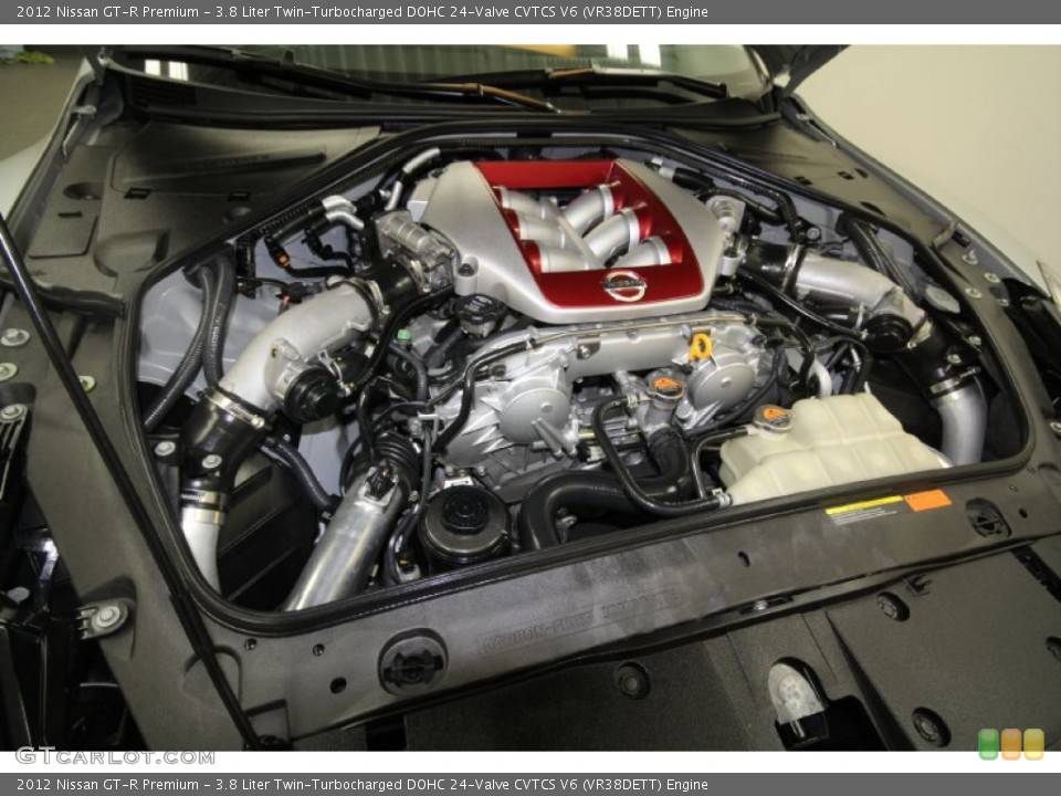 3.8 Liter Twin-Turbocharged DOHC 24-Valve CVTCS V6 (VR38DETT) Engine for the 2012 Nissan GT-R #65852127