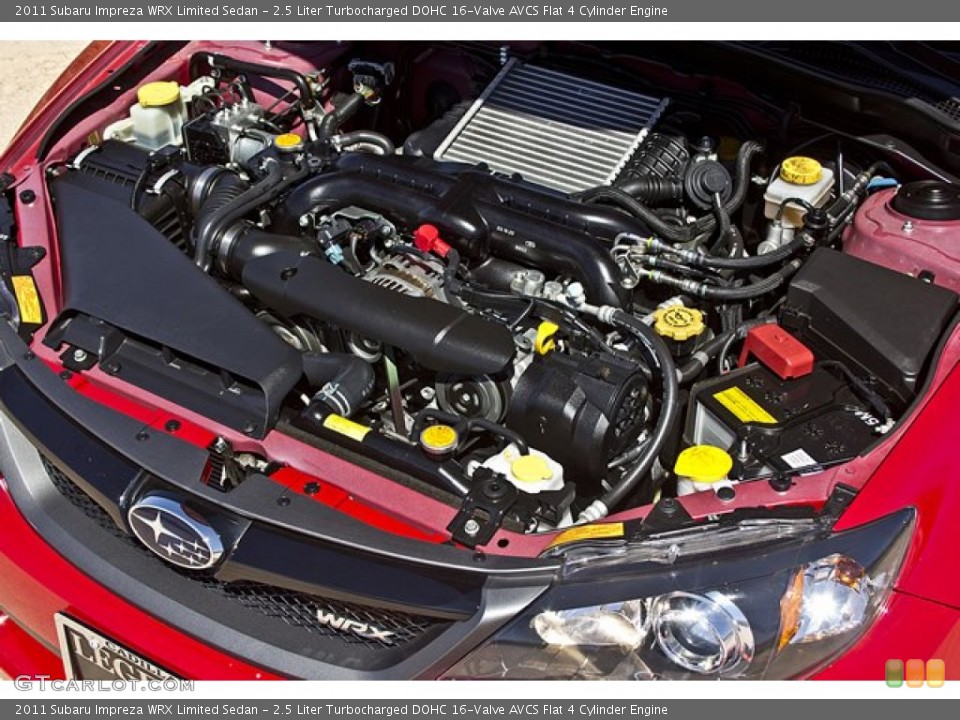 2.5 Liter Turbocharged DOHC 16-Valve AVCS Flat 4 Cylinder Engine for the 2011 Subaru Impreza #65856969