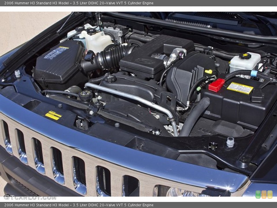 3.5 Liter DOHC 20-Valve VVT 5 Cylinder Engine for the 2006 Hummer H3 #65857167