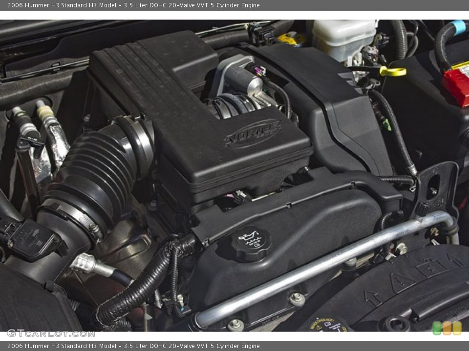 3.5 Liter DOHC 20-Valve VVT 5 Cylinder Engine for the 2006 Hummer H3 #65857185