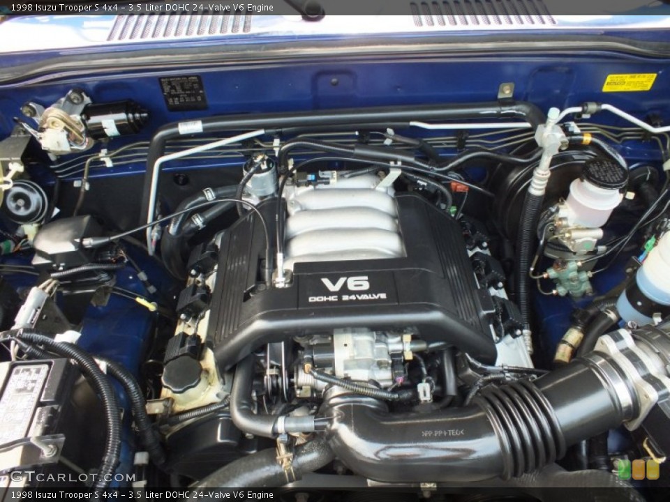 3.5 Liter DOHC 24-Valve V6 Engine for the 1998 Isuzu Trooper #65861367