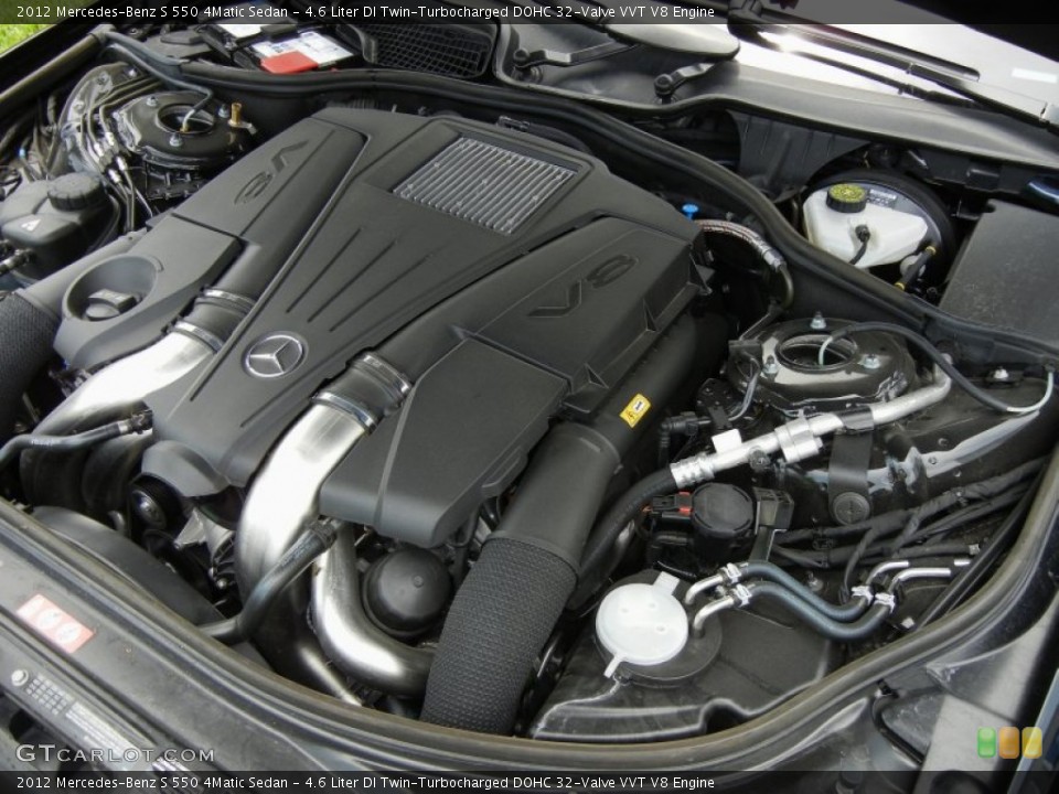 4.6 Liter DI Twin-Turbocharged DOHC 32-Valve VVT V8 Engine for the 2012 Mercedes-Benz S #65866569