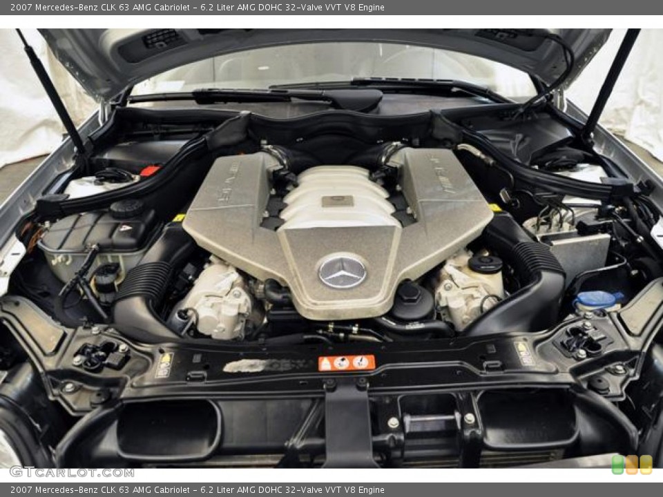 6.2 Liter AMG DOHC 32-Valve VVT V8 Engine for the 2007 Mercedes-Benz CLK #65868630