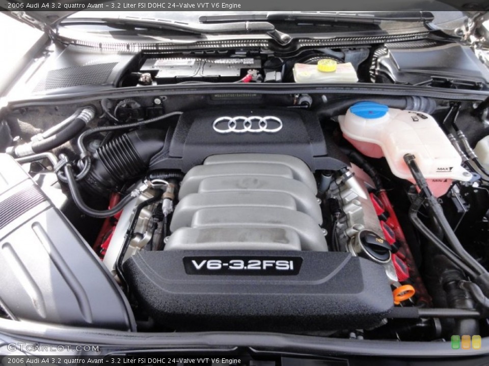 3.2 Liter FSI DOHC 24-Valve VVT V6 2006 Audi A4 Engine