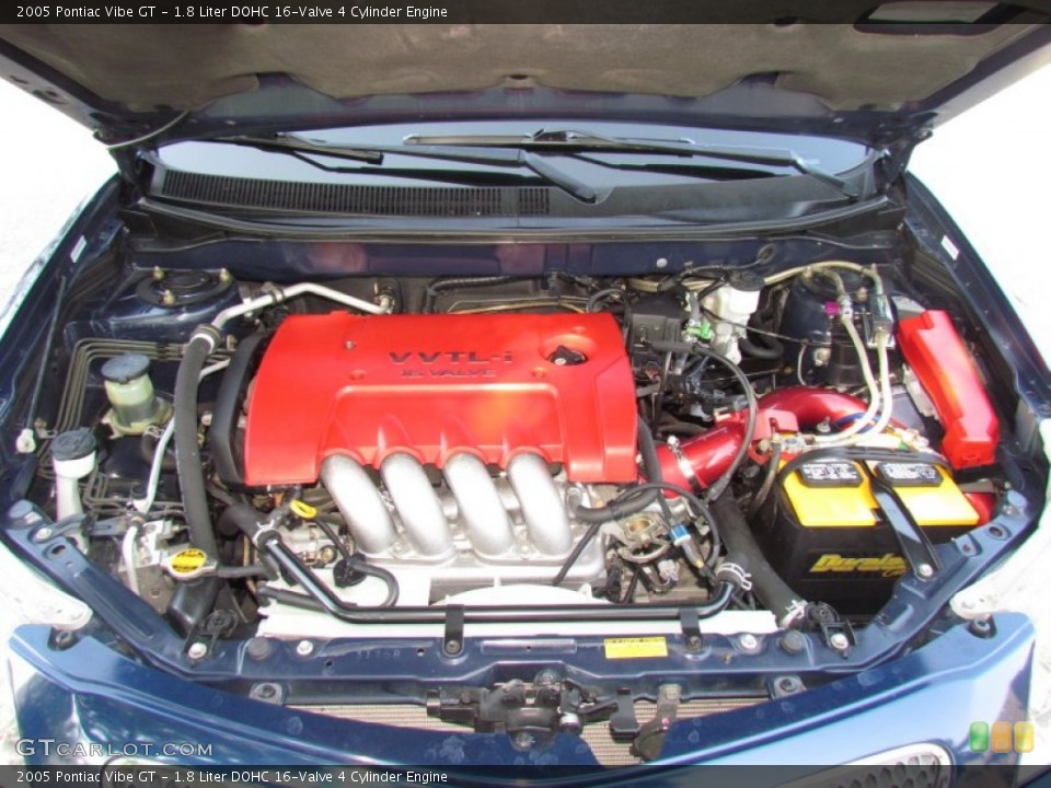 1.8 Liter DOHC 16-Valve 4 Cylinder Engine for the 2005 Pontiac Vibe #65882256