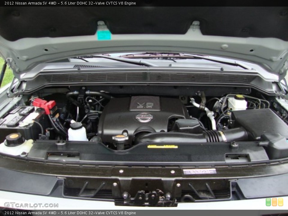 5.6 Liter DOHC 32-Valve CVTCS V8 Engine for the 2012 Nissan Armada #65889672