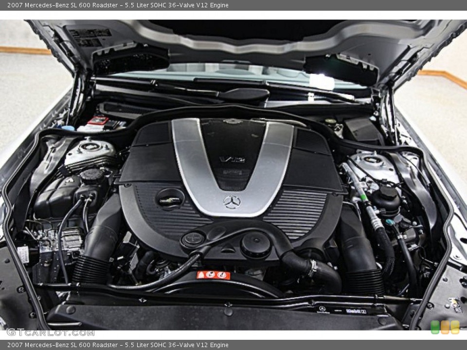 5.5 Liter SOHC 36-Valve V12 Engine for the 2007 Mercedes-Benz SL #65914492