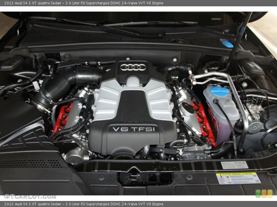 3.0 Liter FSI Supercharged DOHC 24-Valve VVT V6 Engine for the 2013 Audi S4 #65932046