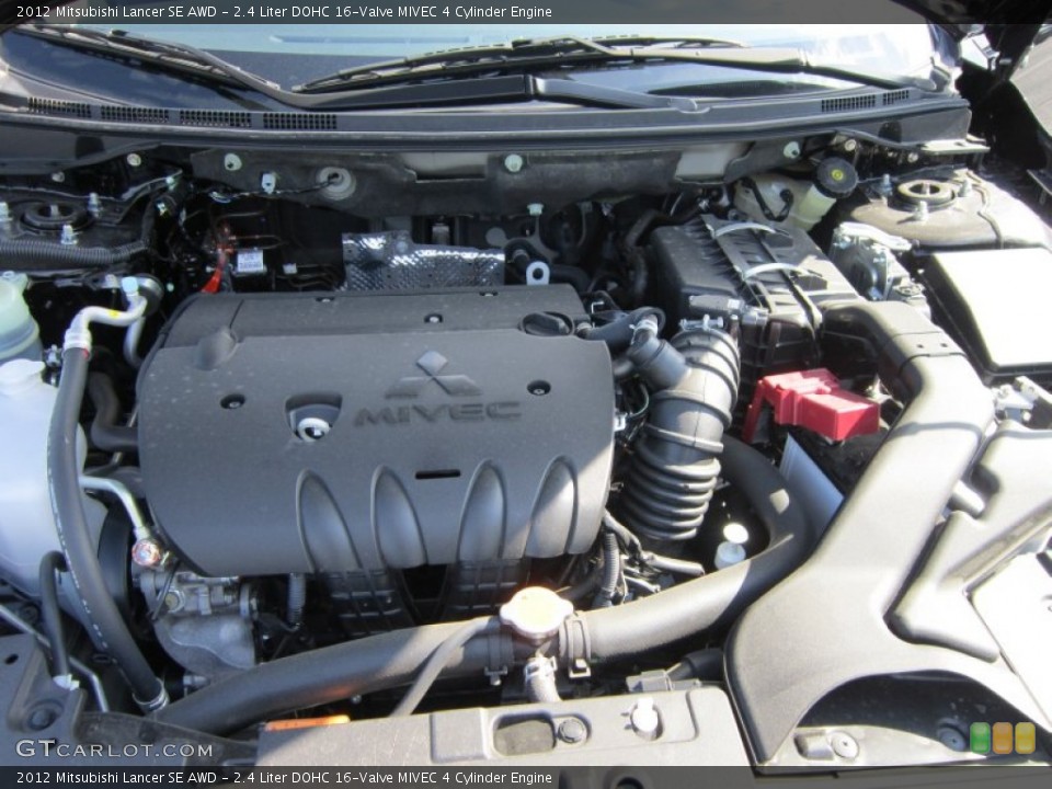 2.4 Liter DOHC 16-Valve MIVEC 4 Cylinder Engine for the 2012 Mitsubishi Lancer #65932055