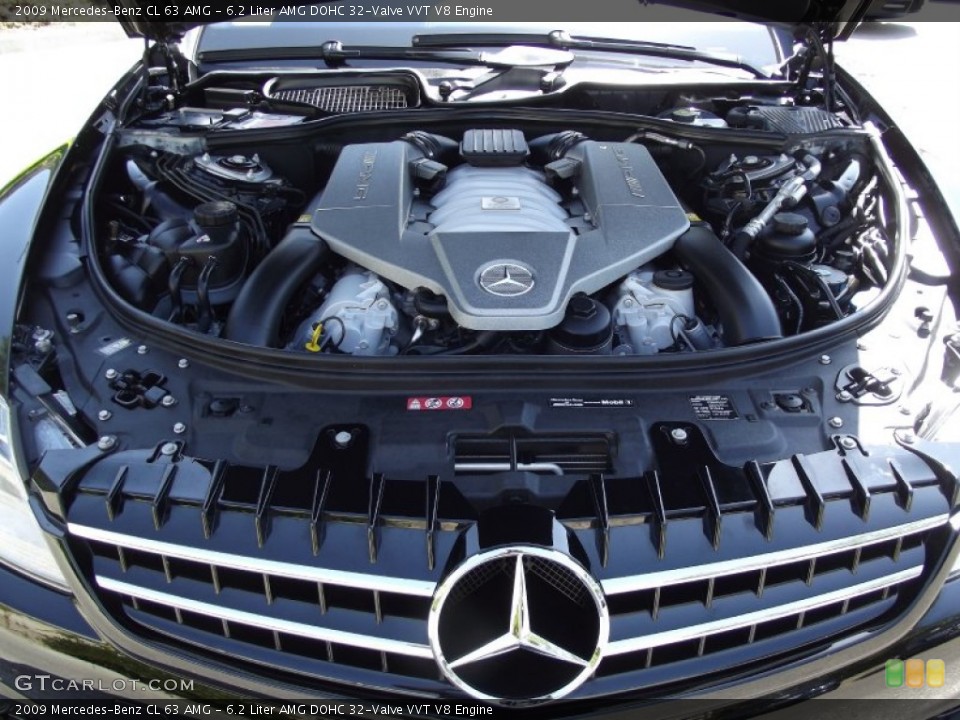 6.2 Liter AMG DOHC 32-Valve VVT V8 Engine for the 2009 Mercedes-Benz CL #65939651