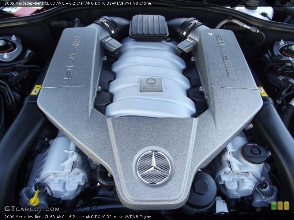 6.2 Liter AMG DOHC 32-Valve VVT V8 Engine for the 2009 Mercedes-Benz CL #65939660