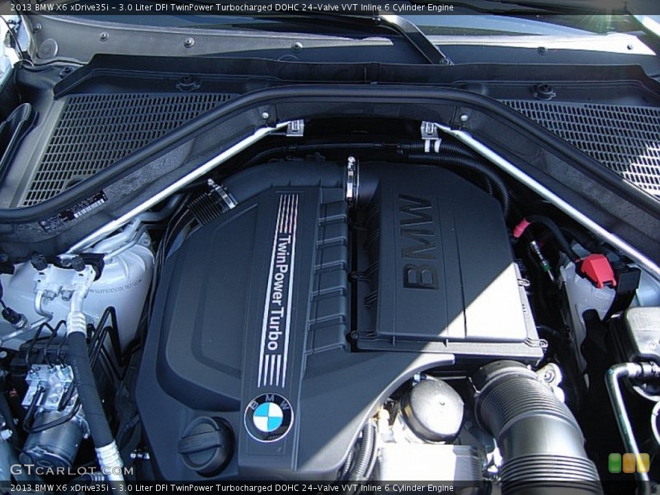 3.0 Liter DFI TwinPower Turbocharged DOHC 24-Valve VVT Inline 6 Cylinder Engine for the 2013 BMW X6 #65946038