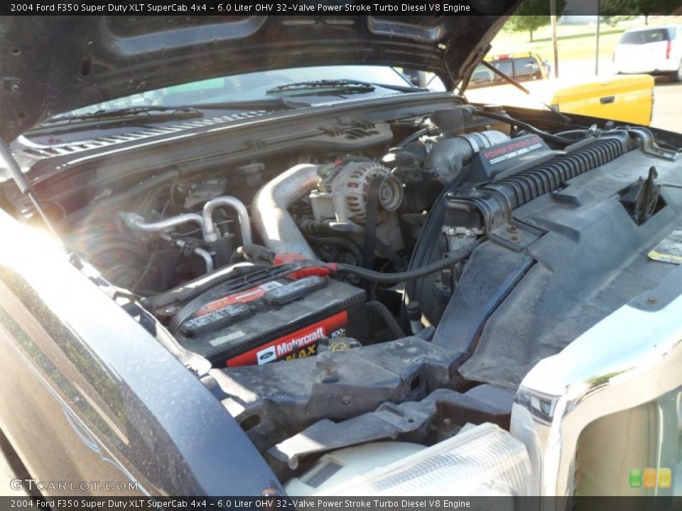 6.0 Liter OHV 32-Valve Power Stroke Turbo Diesel V8 Engine for the 2004 Ford F350 Super Duty #65954771