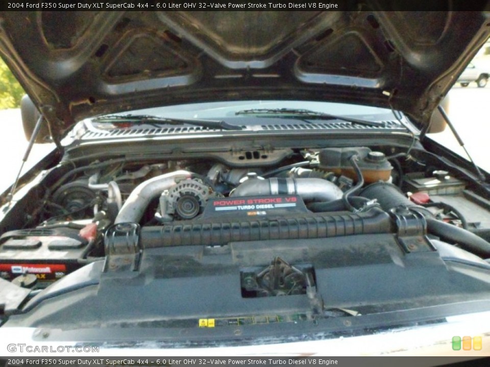 6.0 Liter OHV 32-Valve Power Stroke Turbo Diesel V8 Engine for the 2004 Ford F350 Super Duty #65954777