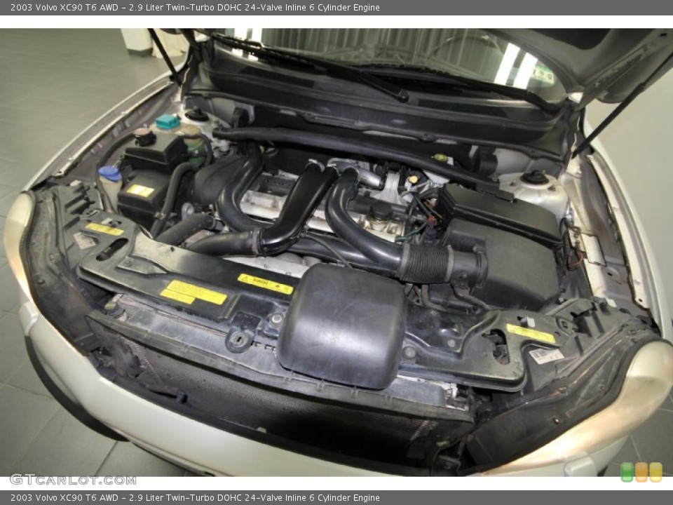 2.9 Liter Twin-Turbo DOHC 24-Valve Inline 6 Cylinder Engine for the 2003 Volvo XC90 #65957039
