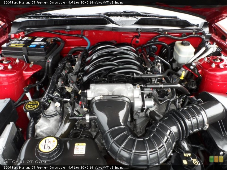 4.6 Liter SOHC 24-Valve VVT V8 Engine for the 2006 Ford Mustang #65959103