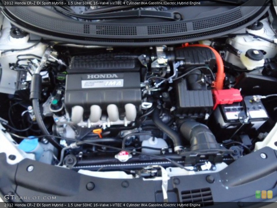 1.5 Liter SOHC 16-Valve i-VTEC 4 Cylinder IMA Gasoline/Electric Hybrid Engine for the 2012 Honda CR-Z #65961854