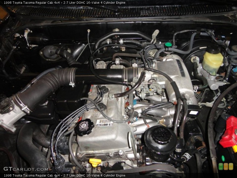 2.7 Liter DOHC 16-Valve 4 Cylinder Engine for the 1998 Toyota Tacoma #65990178
