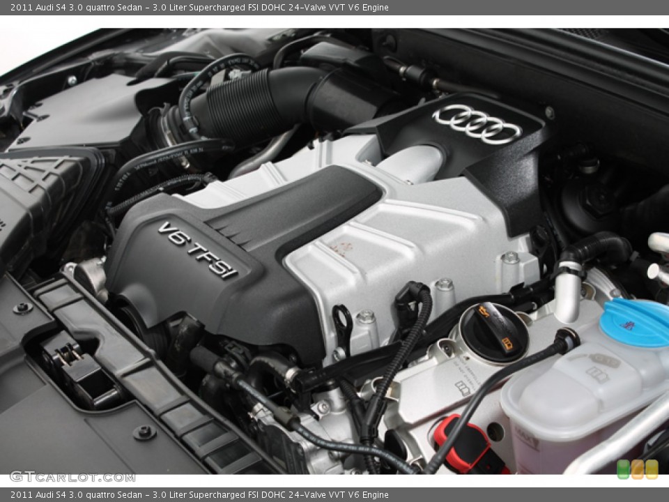 3.0 Liter Supercharged FSI DOHC 24-Valve VVT V6 Engine for the 2011 Audi S4 #66004200
