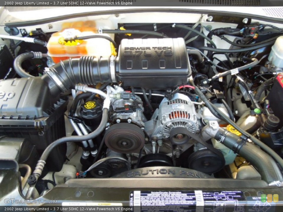 3.7 Liter SOHC 12-Valve Powertech V6 Engine for the 2002 Jeep Liberty #66020517