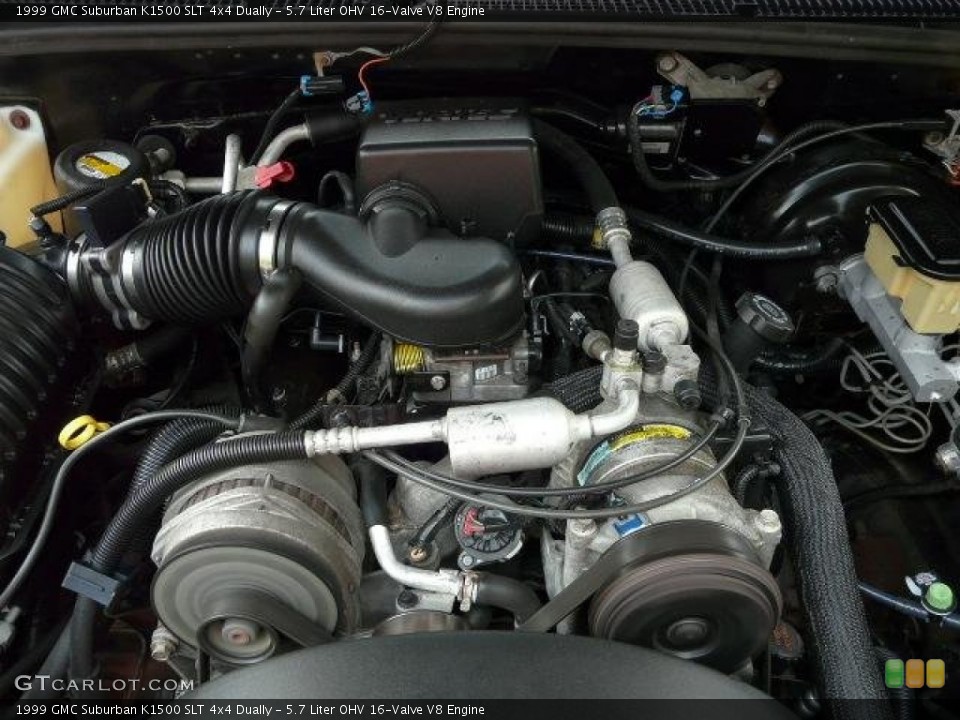 5.7 Liter OHV 16-Valve V8 Engine for the 1999 GMC Suburban #66034599