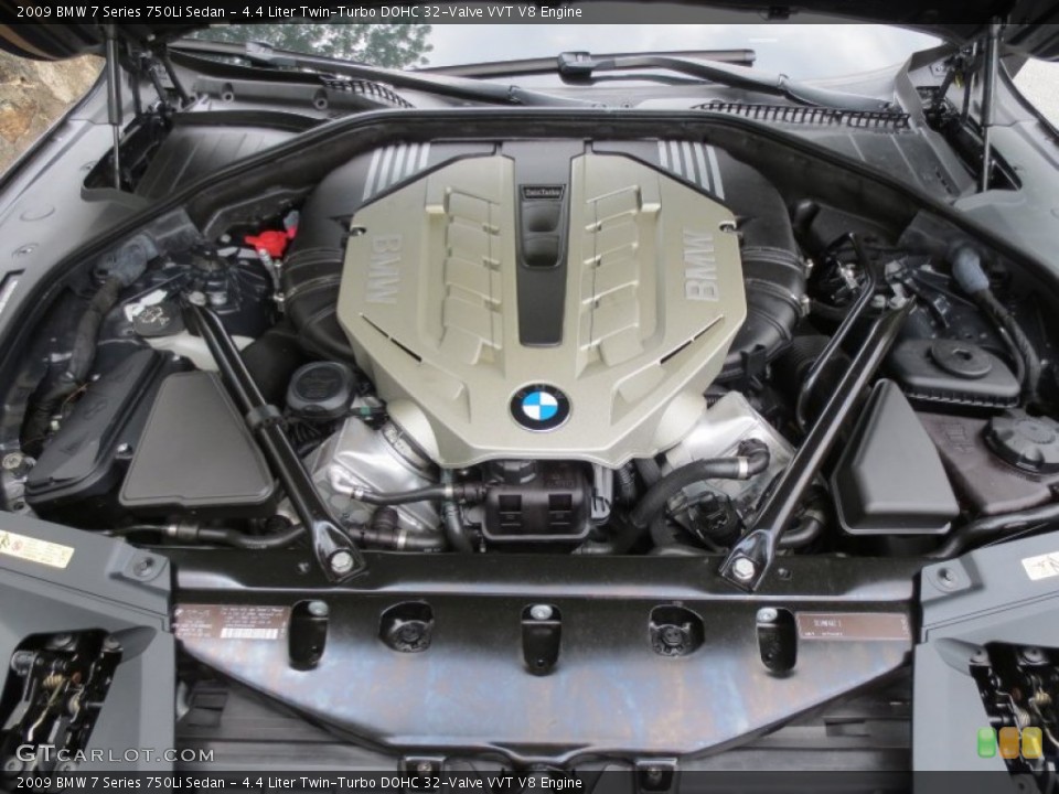 4.4 Liter Twin-Turbo DOHC 32-Valve VVT V8 Engine for the 2009 BMW 7 Series #66038706