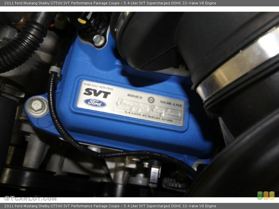 5.4 Liter SVT Supercharged DOHC 32-Valve V8 Engine for the 2011 Ford Mustang #66039735