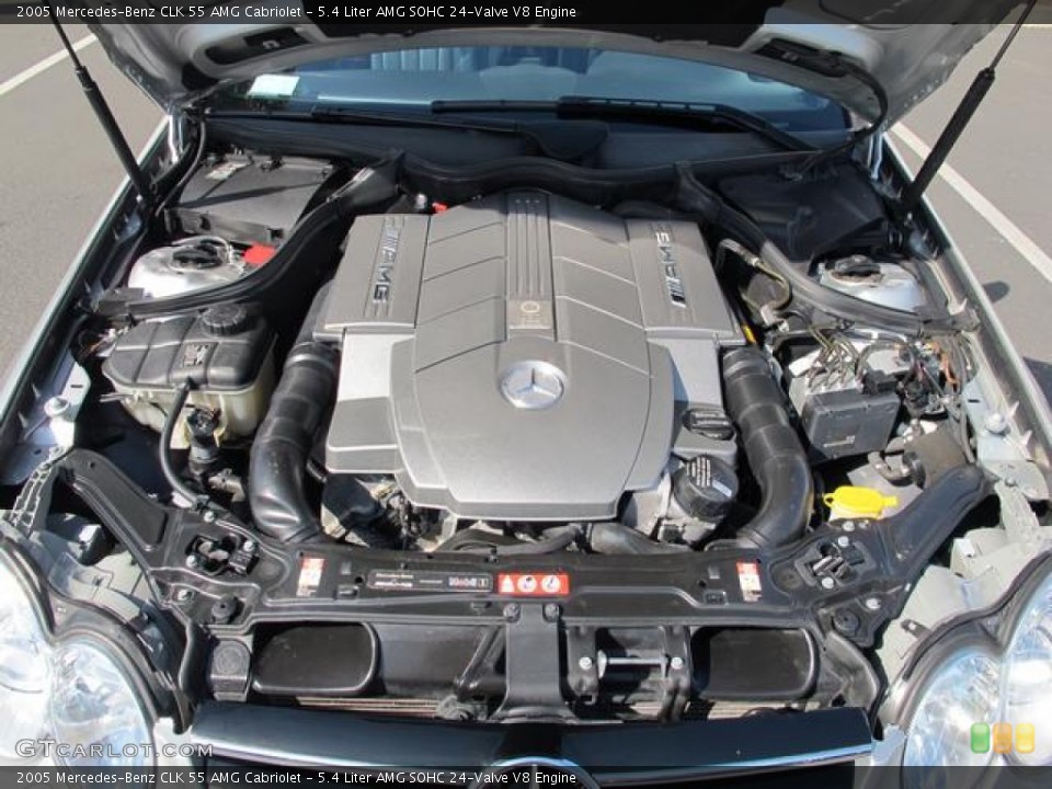 5.4 Liter AMG SOHC 24-Valve V8 Engine for the 2005 Mercedes-Benz CLK #66046585