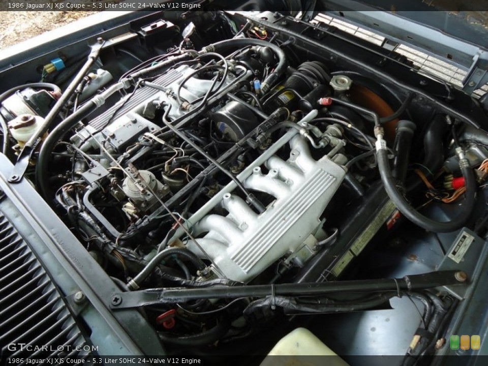 5.3 Liter SOHC 24-Valve V12 Engine for the 1986 Jaguar XJ #66069137