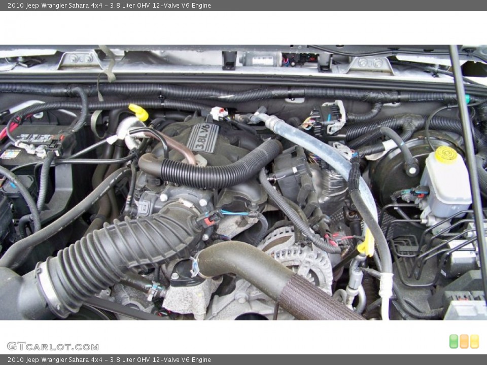 3.8 Liter OHV 12-Valve V6 Engine for the 2010 Jeep Wrangler #66087627