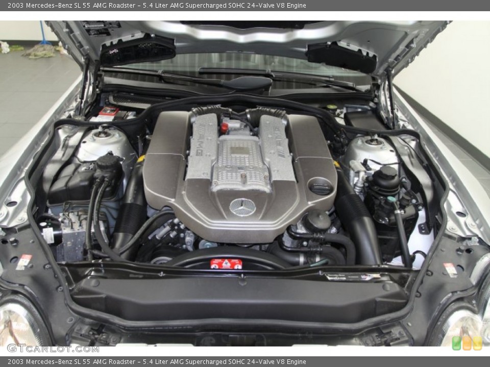 5.4 Liter AMG Supercharged SOHC 24-Valve V8 Engine for the 2003 Mercedes-Benz SL #66088188