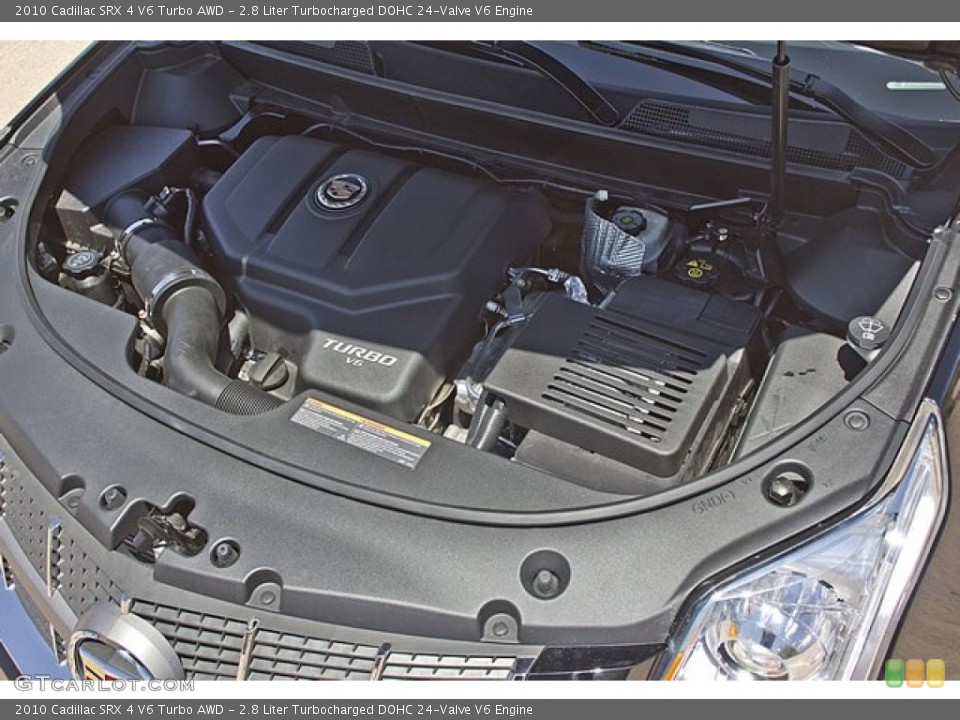 2.8 Liter Turbocharged DOHC 24-Valve V6 Engine for the 2010 Cadillac SRX #66092115