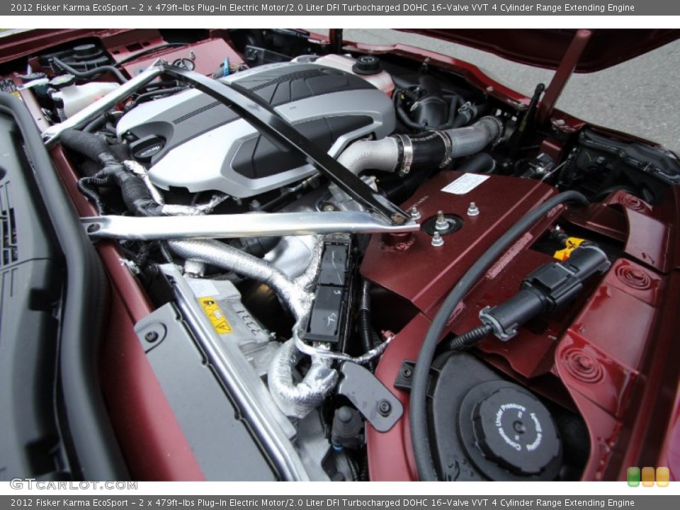 2 x 479ft-lbs Plug-In Electric Motor/2.0 Liter DFI Turbocharged DOHC 16-Valve VVT 4 Cylinder Range Extending Engine for the 2012 Fisker Karma #66094836